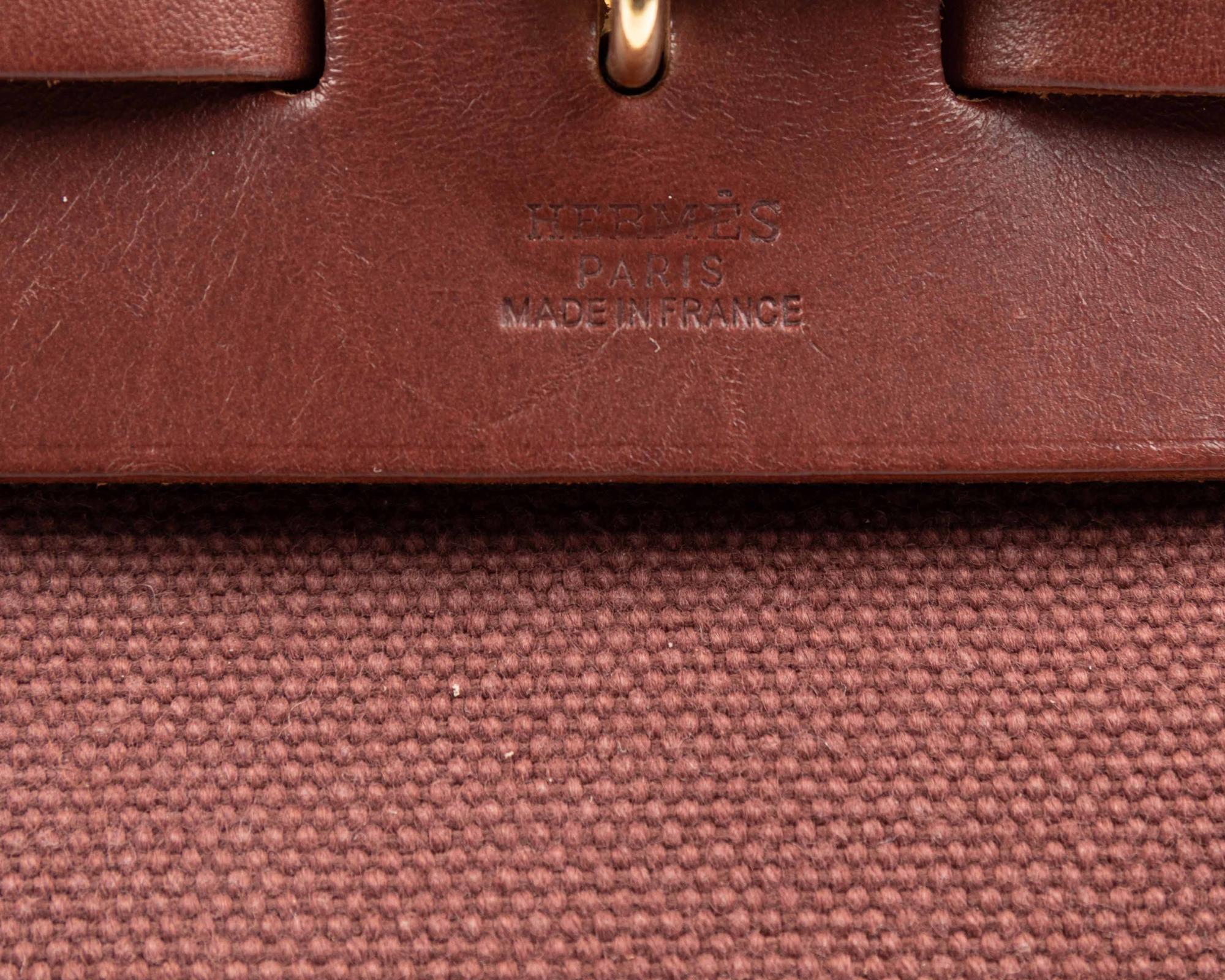 Hermès Convertible Toile Herbag, 2001