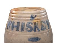 A Bennage & Sutherland Five-Gallon Incised 'Whiskey' Keg