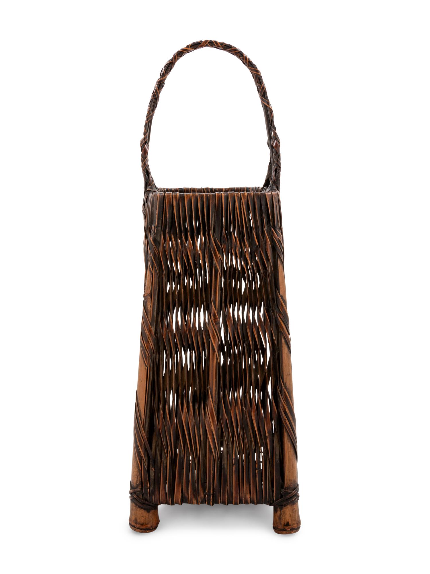 A Bamboo Flower Arranging Basket
