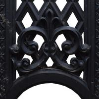 Cast Iron Balcony 745" W x 10" D x 100" inches. — CIRCA 1872