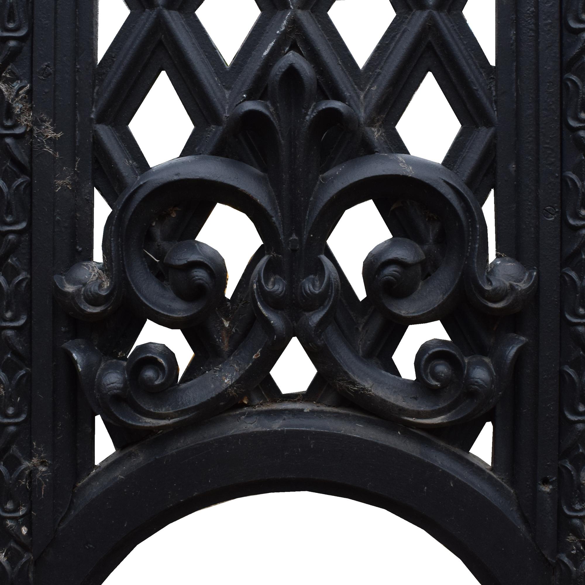 Cast Iron Balcony 745" W x 10" D x 100" inches. — CIRCA 1872