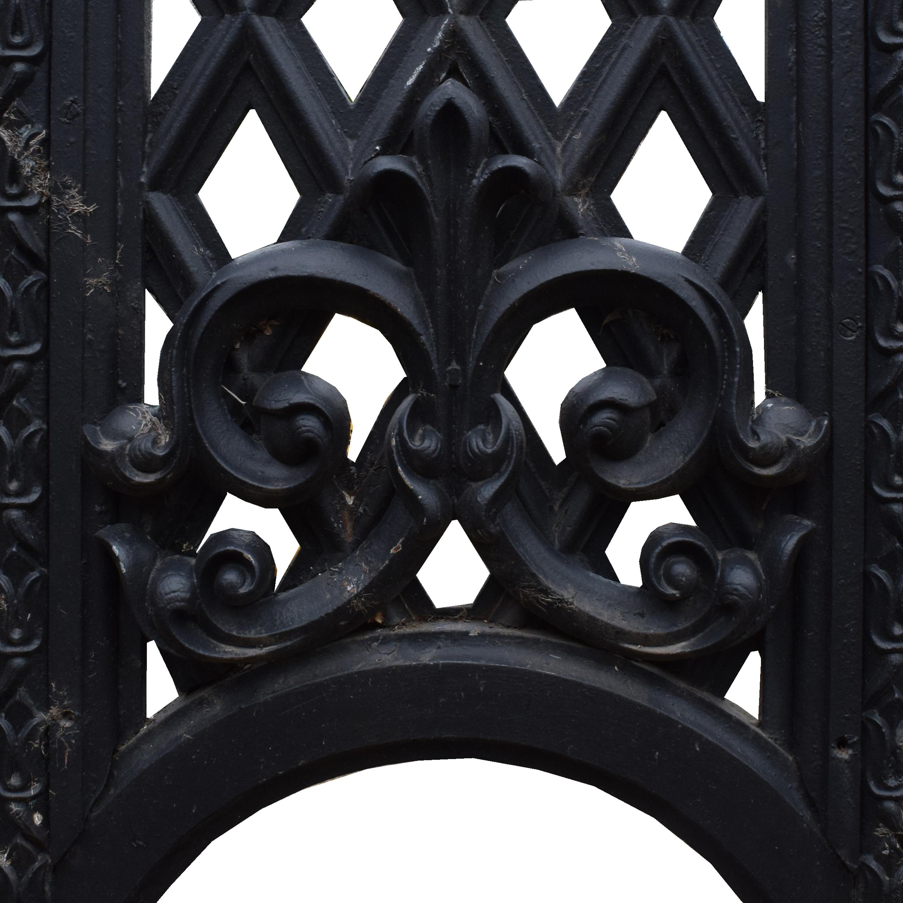 Cast Iron Balcony 745" W x 10" D x 100" inches. — CIRCA 1872