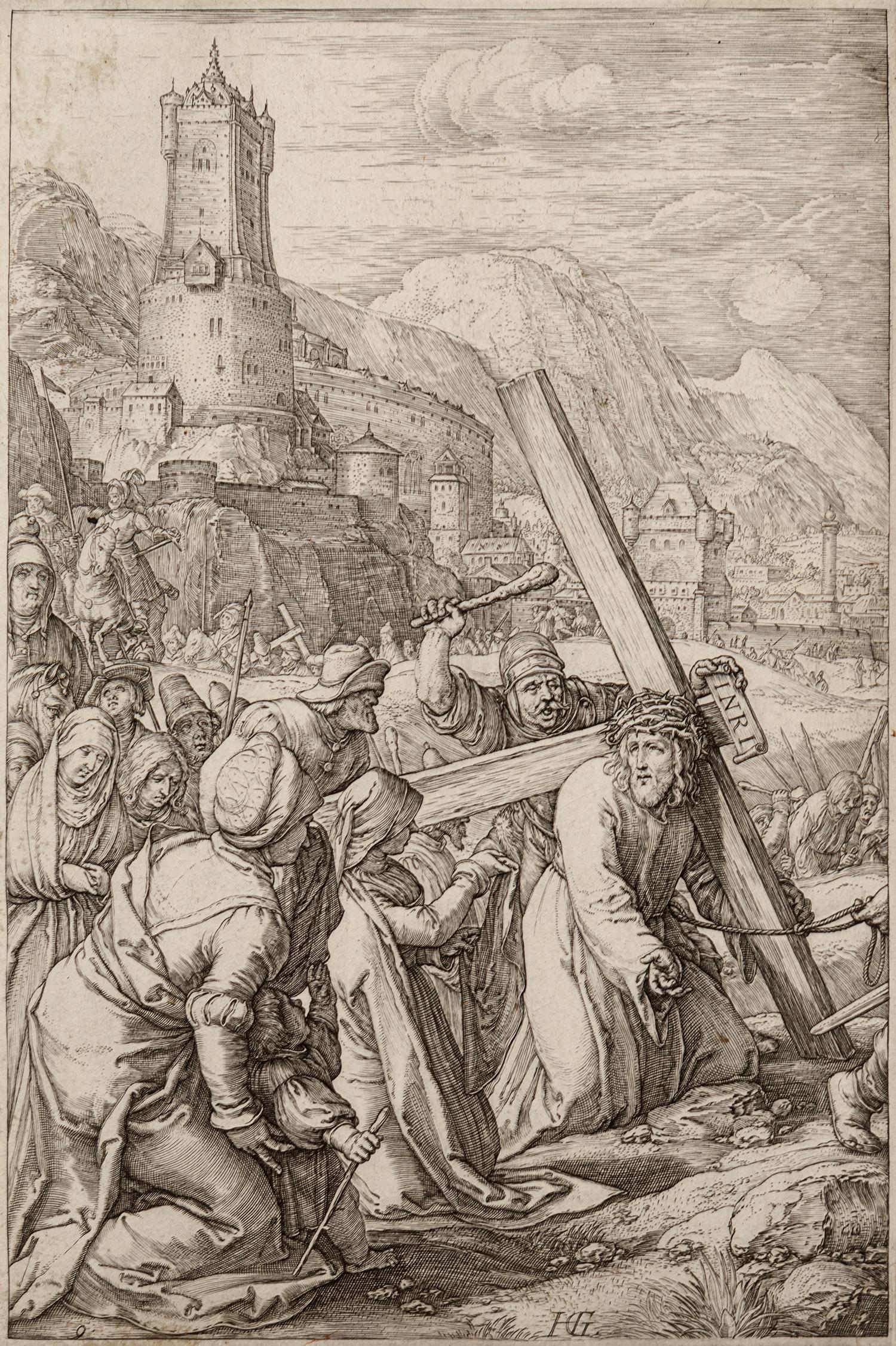 Christ Bearing the Cross (from The Passion ), ca. 1598