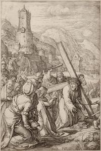 Christ Bearing the Cross (from The Passion ), ca. 1598