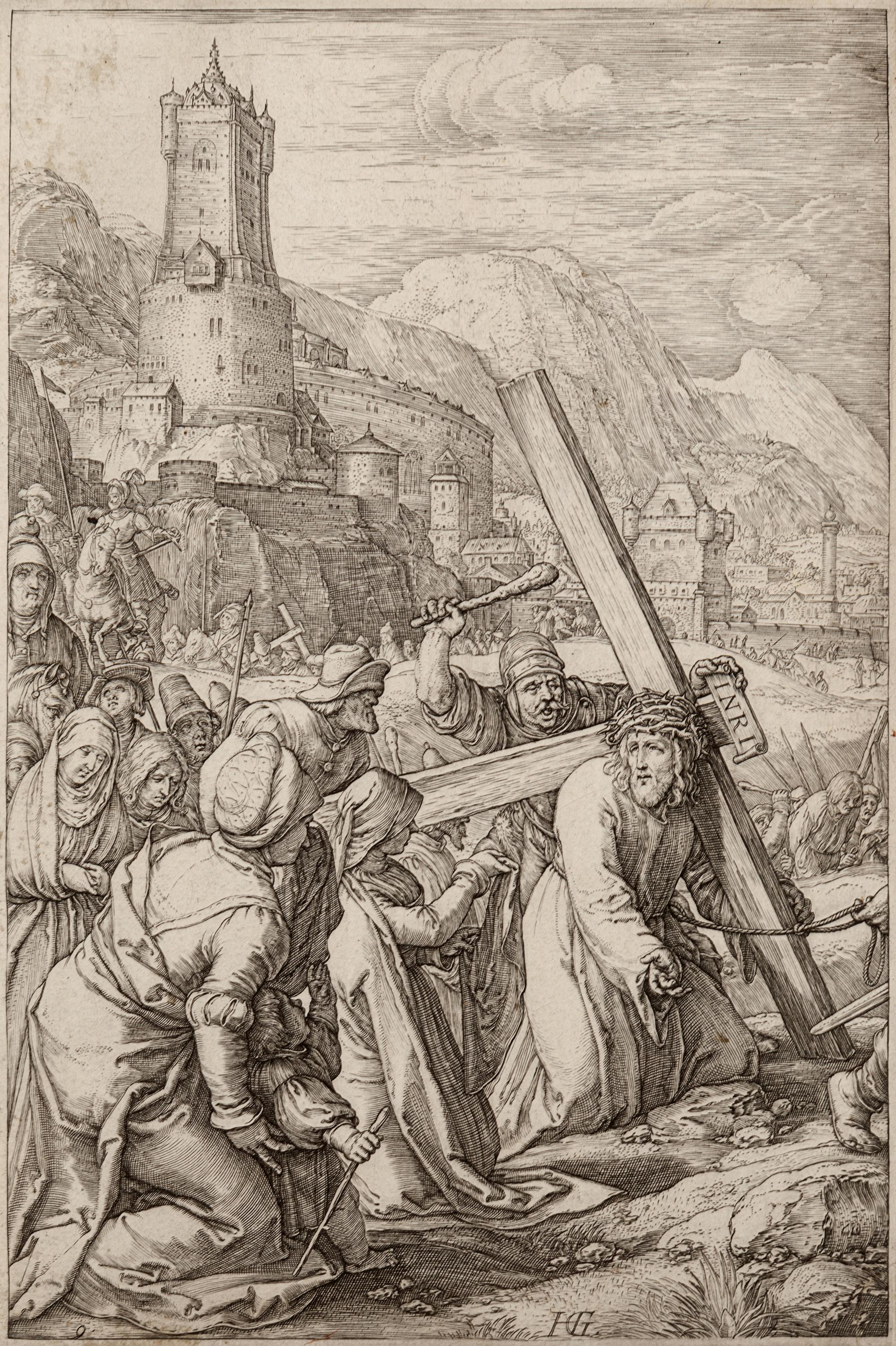 Christ Bearing the Cross (from The Passion ), ca. 1598