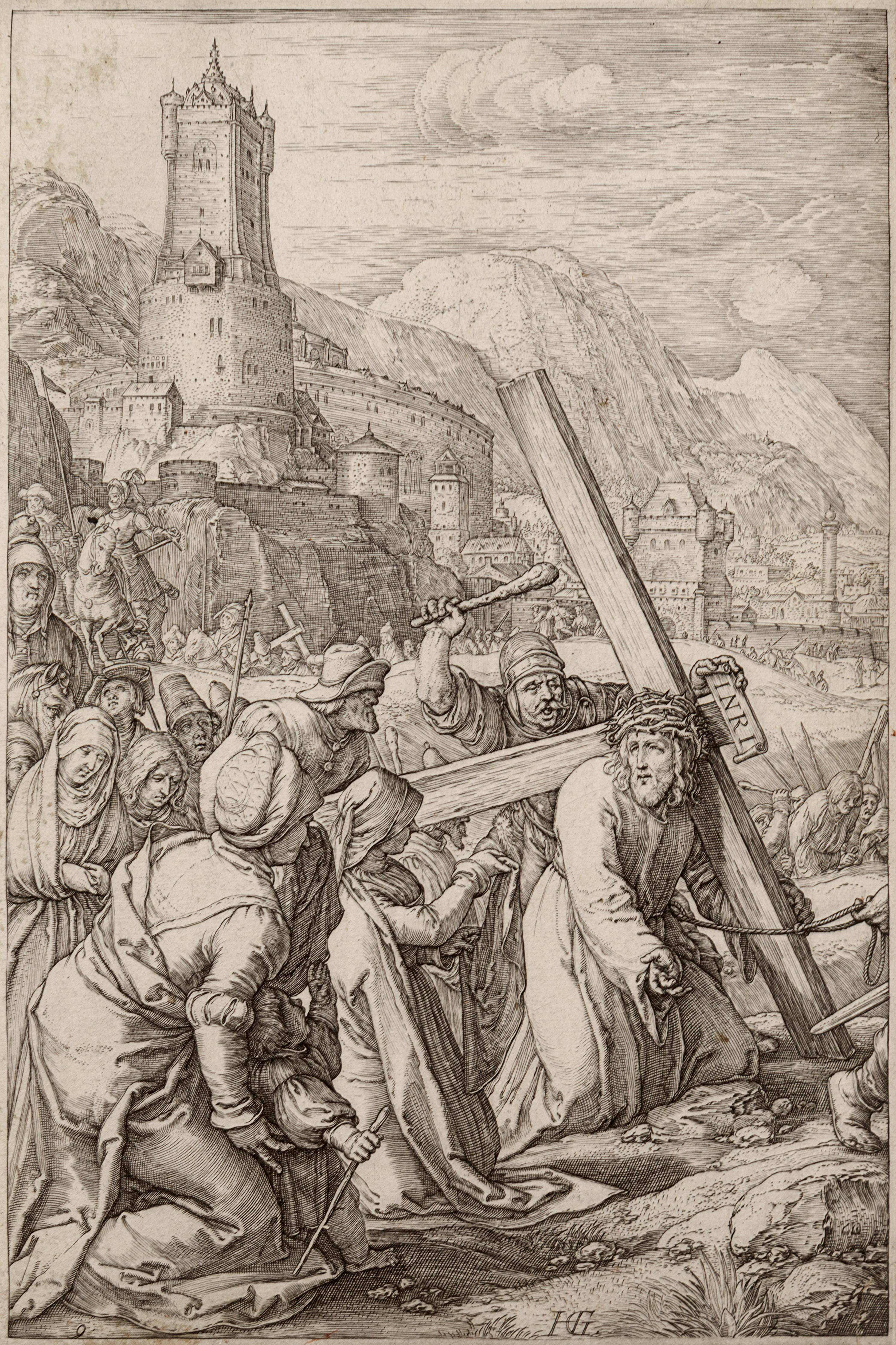 Christ Bearing the Cross (from The Passion ), ca. 1598