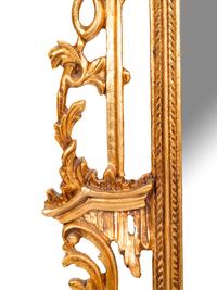 A Chinese Chippendale Style Giltwood Mirror