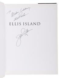 WILKES, Stephen. Ellis Island: Ghosts of Freedom. 2006. FIRST EDITION. INSCRIBED BY WILKES TO SECRETARY ALBRIGHT.