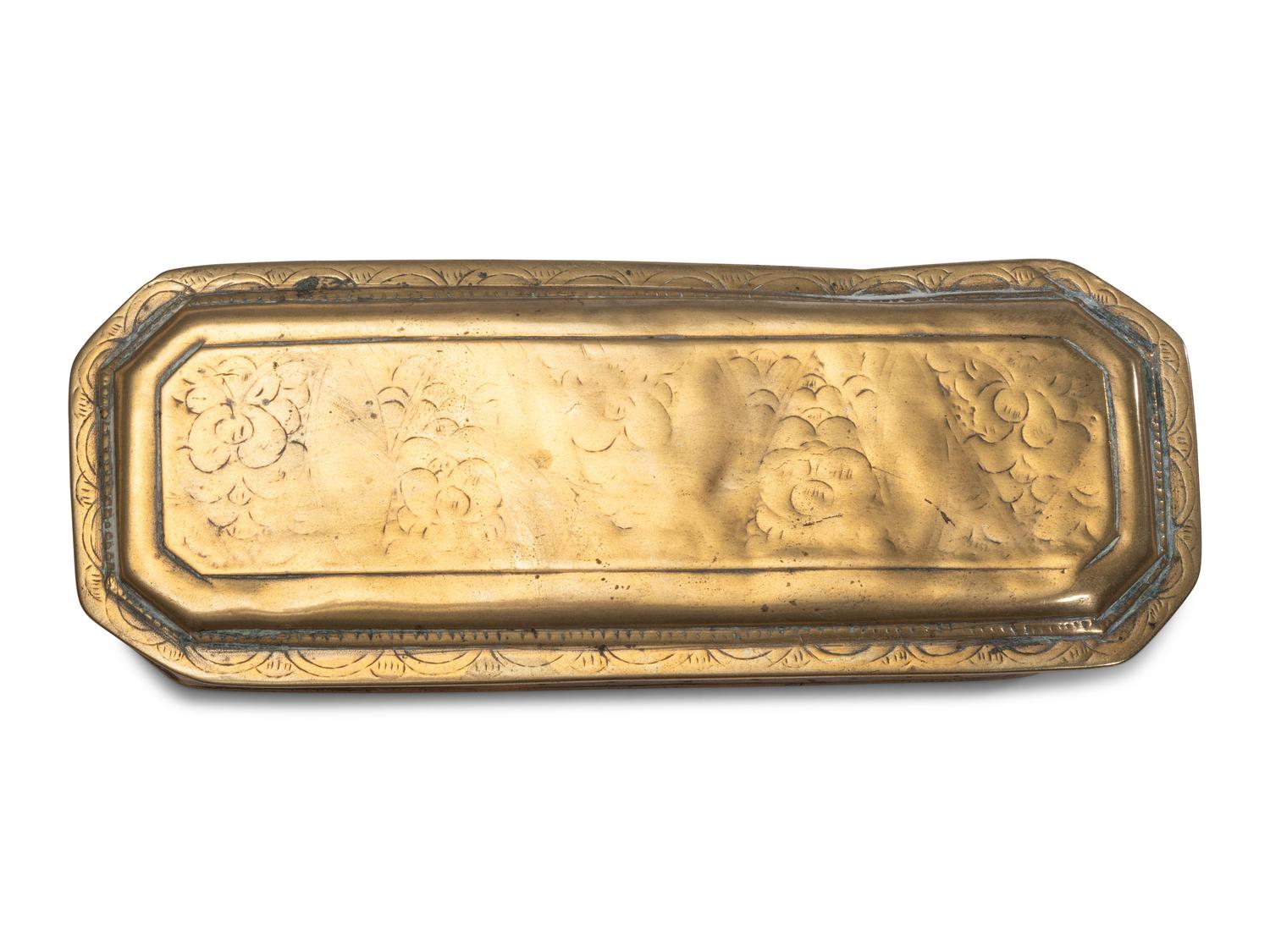 Six Brass Trinket Boxes
