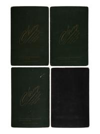 SARONY, Napoleon (1821-1896). Four cabinet card self portraits of the photographer including one signed and inscribed.