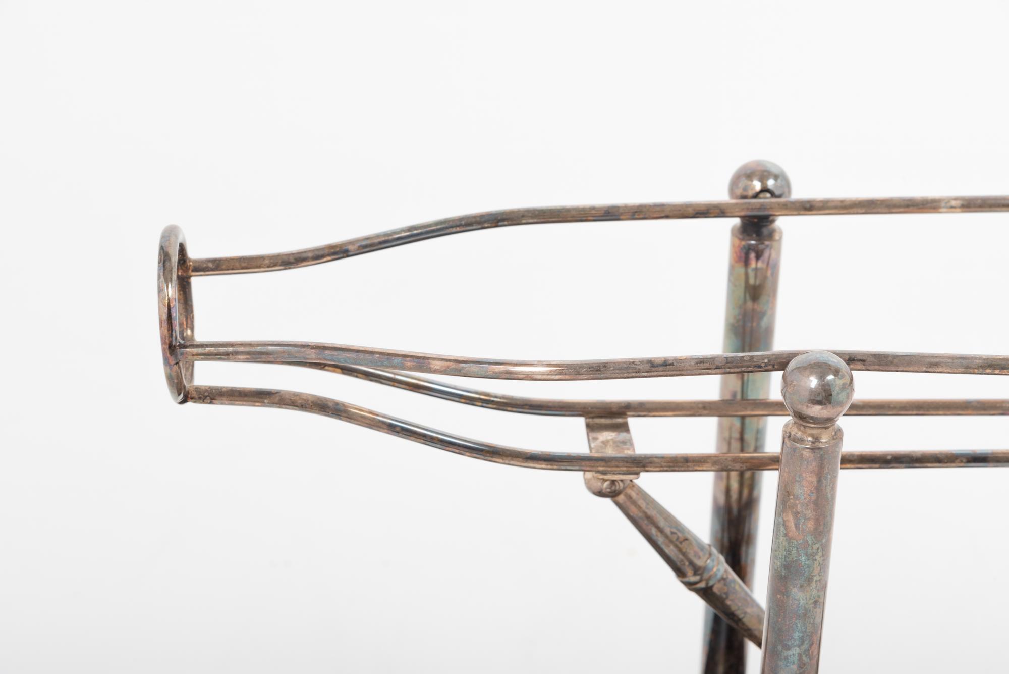 A French Mechanical Wine Decanting Cradle