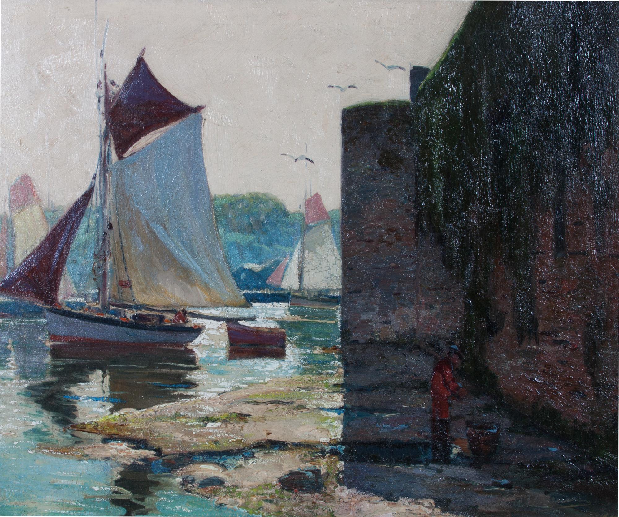 Attributed to Anthony Thieme, (American, 1888-1954), Light and Shade, Concarneau