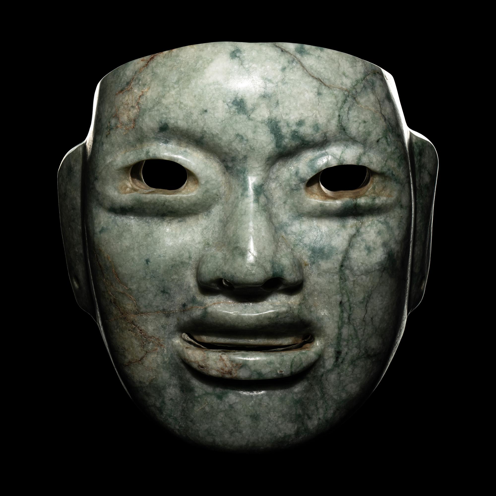 An Olmec Jade Mask