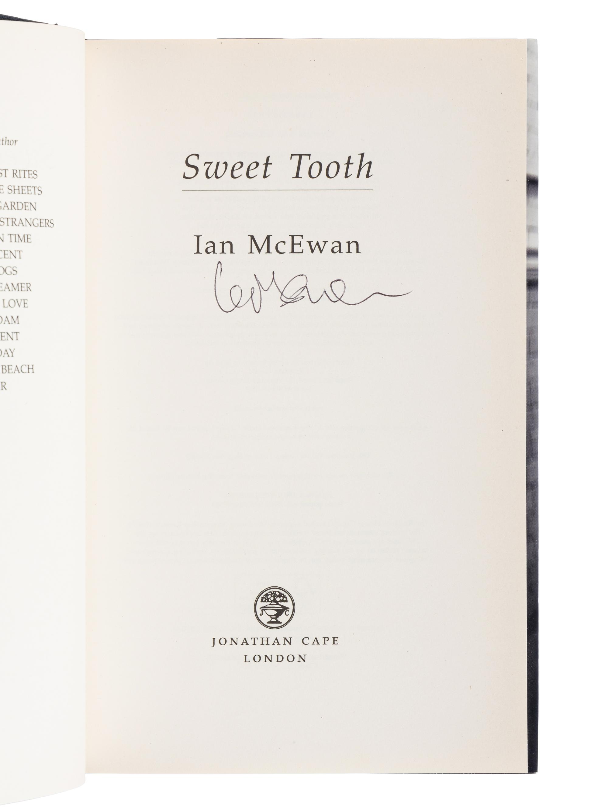 McEWAN, Ian (b. 1948). A group of 6 novels by McEwan, MOST SIGNED, comprising: