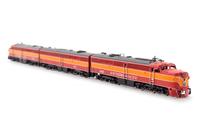 A Samhongsa Polychrome HO-Gauge Southern Pacific: Daylight Express 4-8-4 Locomotive and Extended Tender
