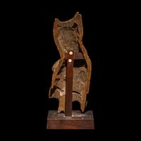 A Japanese Heian Wood Torso of a Guardian