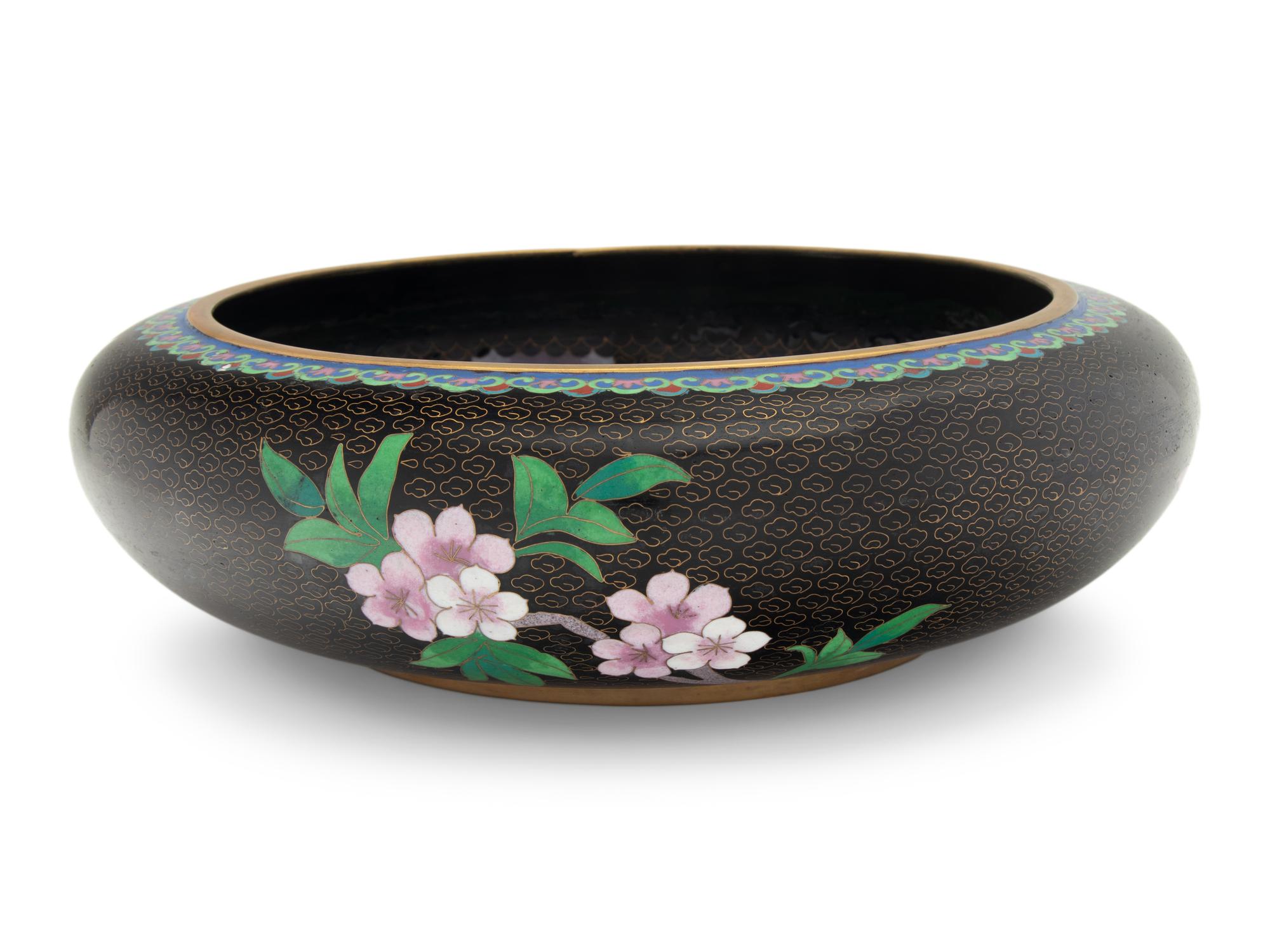 Eight Chinese and Japanese Cloisonné Enamel Articles