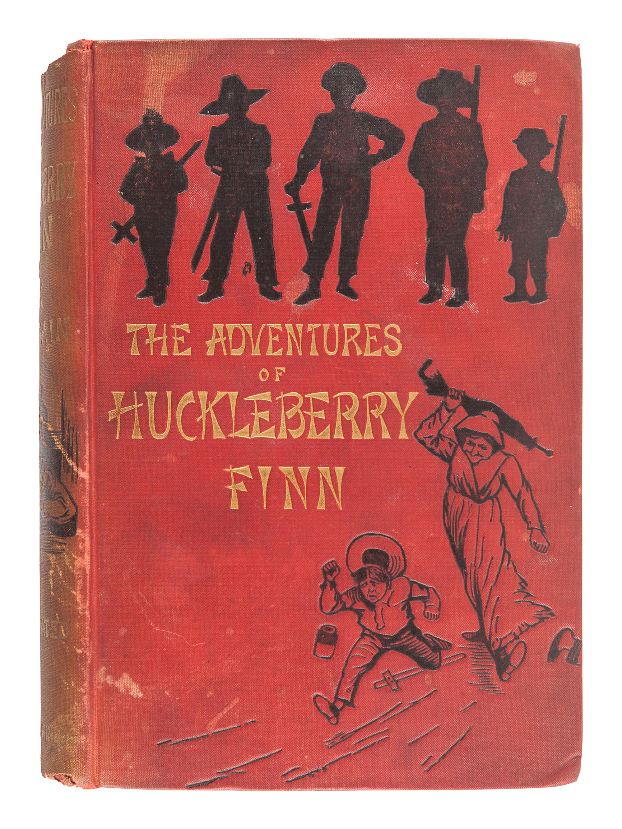 CLEMENS, Samuel ("Mark Twain") (1835-1910). The Adventures of Huckleberry Finn. London: Chatto & Windus, 1884.