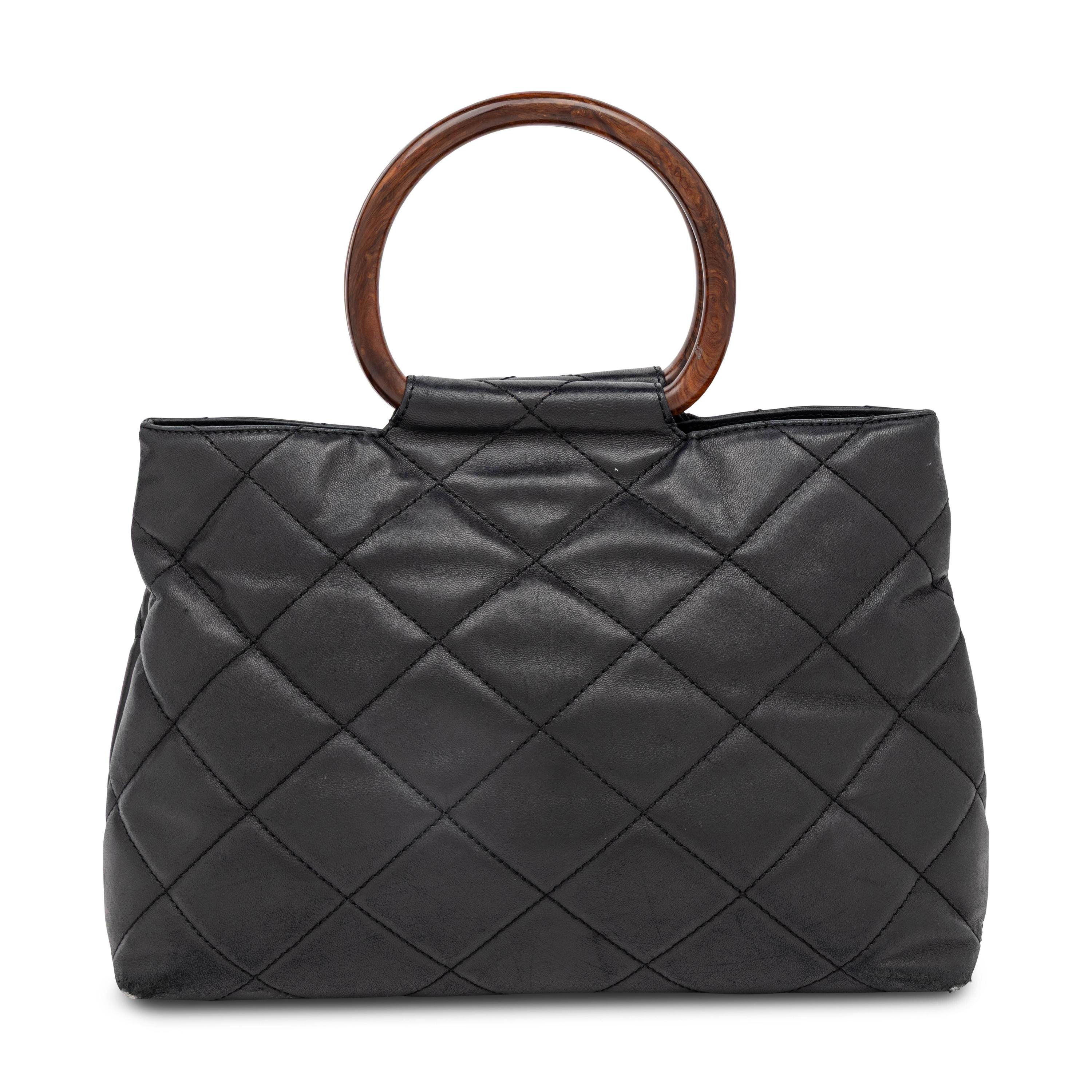 Chanel, Wooden Handle Handbag