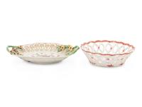 Two English Porcelain Dishes