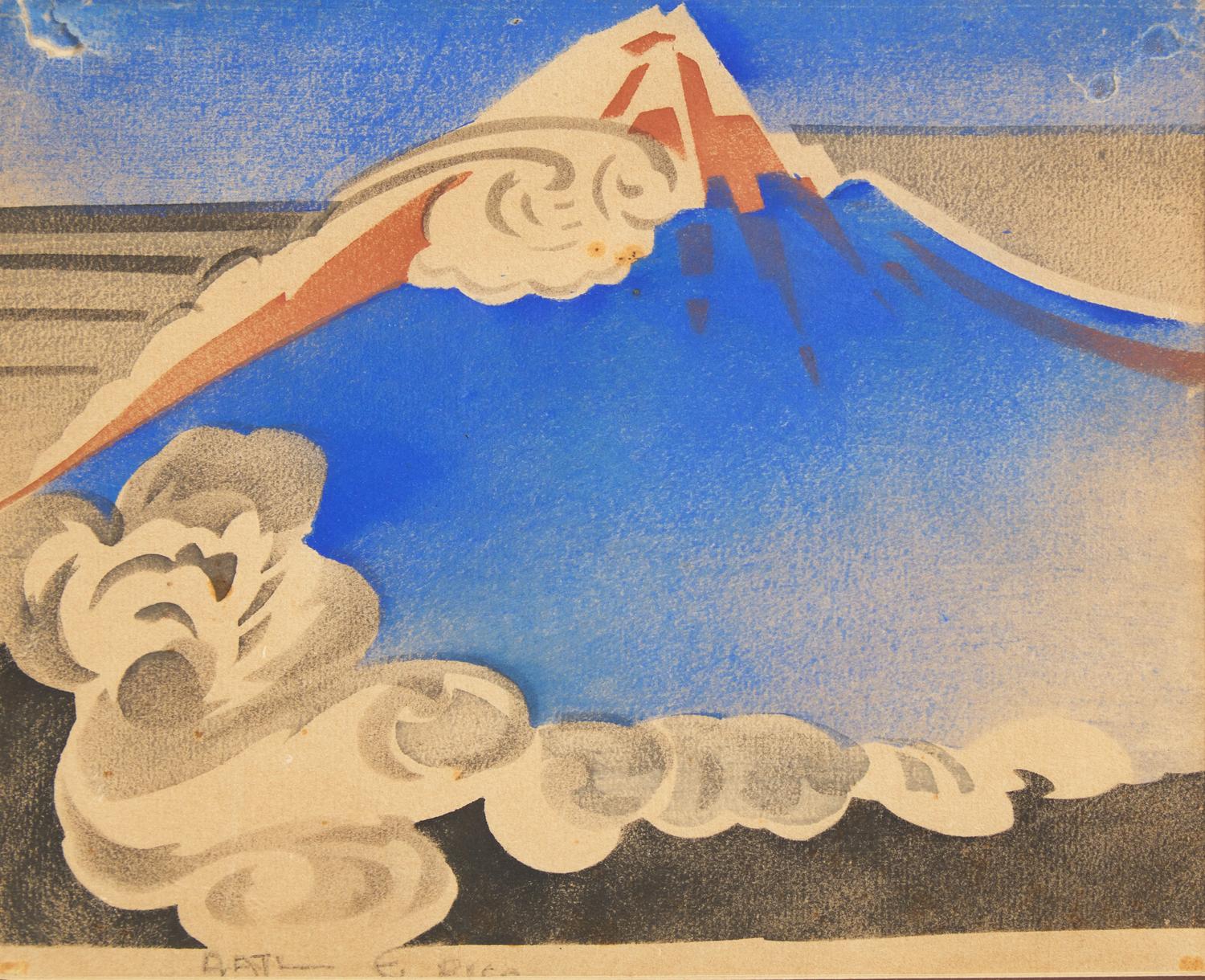 Two Works: Mountain Scene I; t ogether with Mountain Scene II (2)