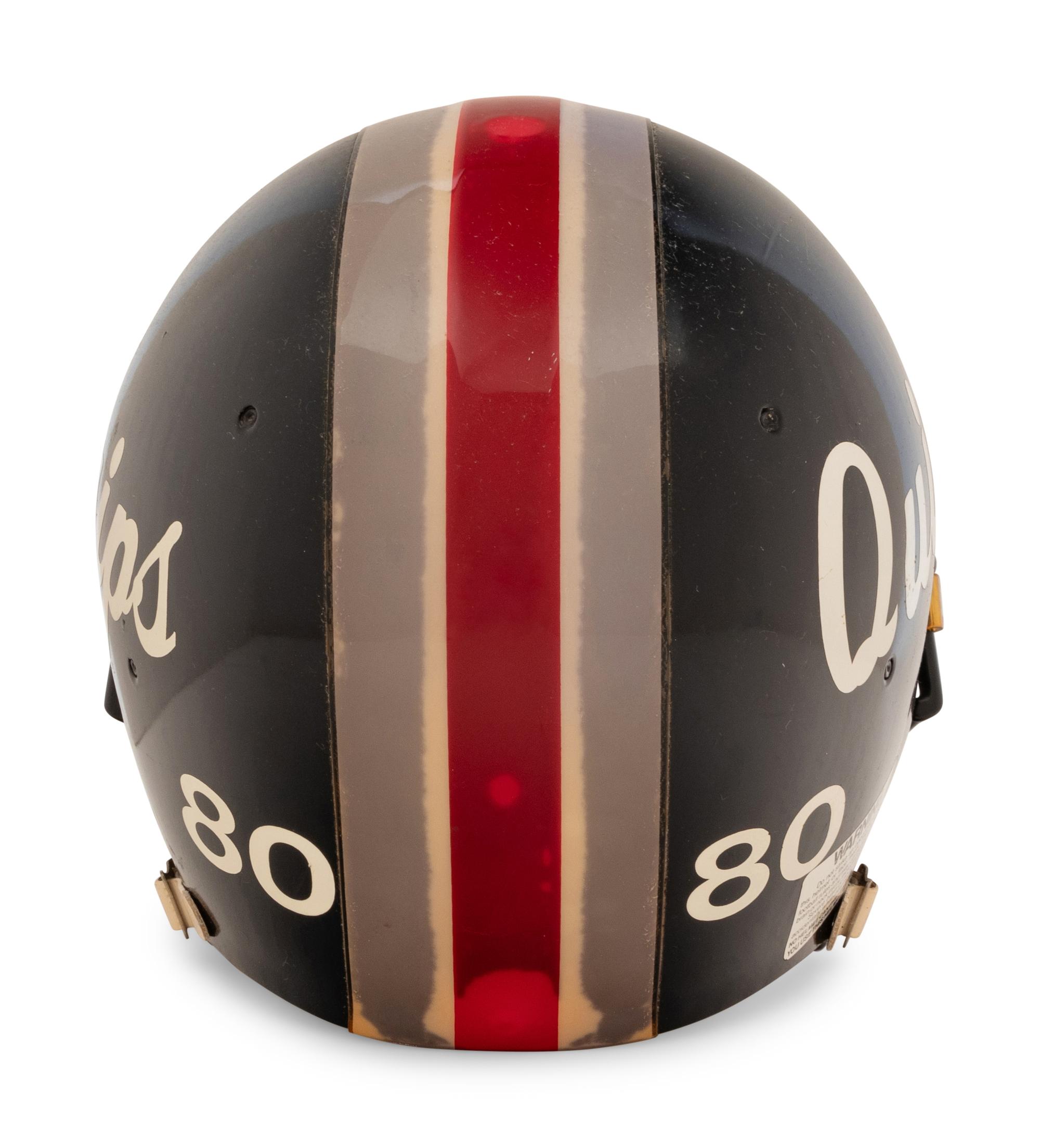 An Aliquippa, Pennsylvania High School Riddell Football Helmet Formerly Displayed at Mike Ditka's Restaurant