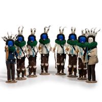 Navajo Carved Yeibichai Dancers