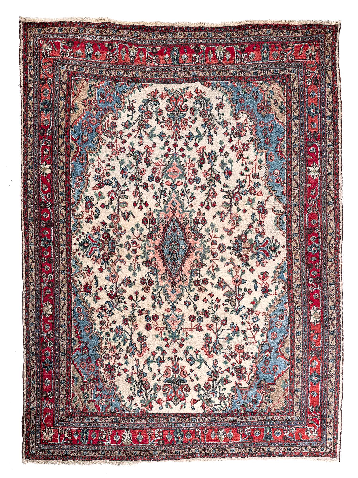 A Isfahan Wool Carpet