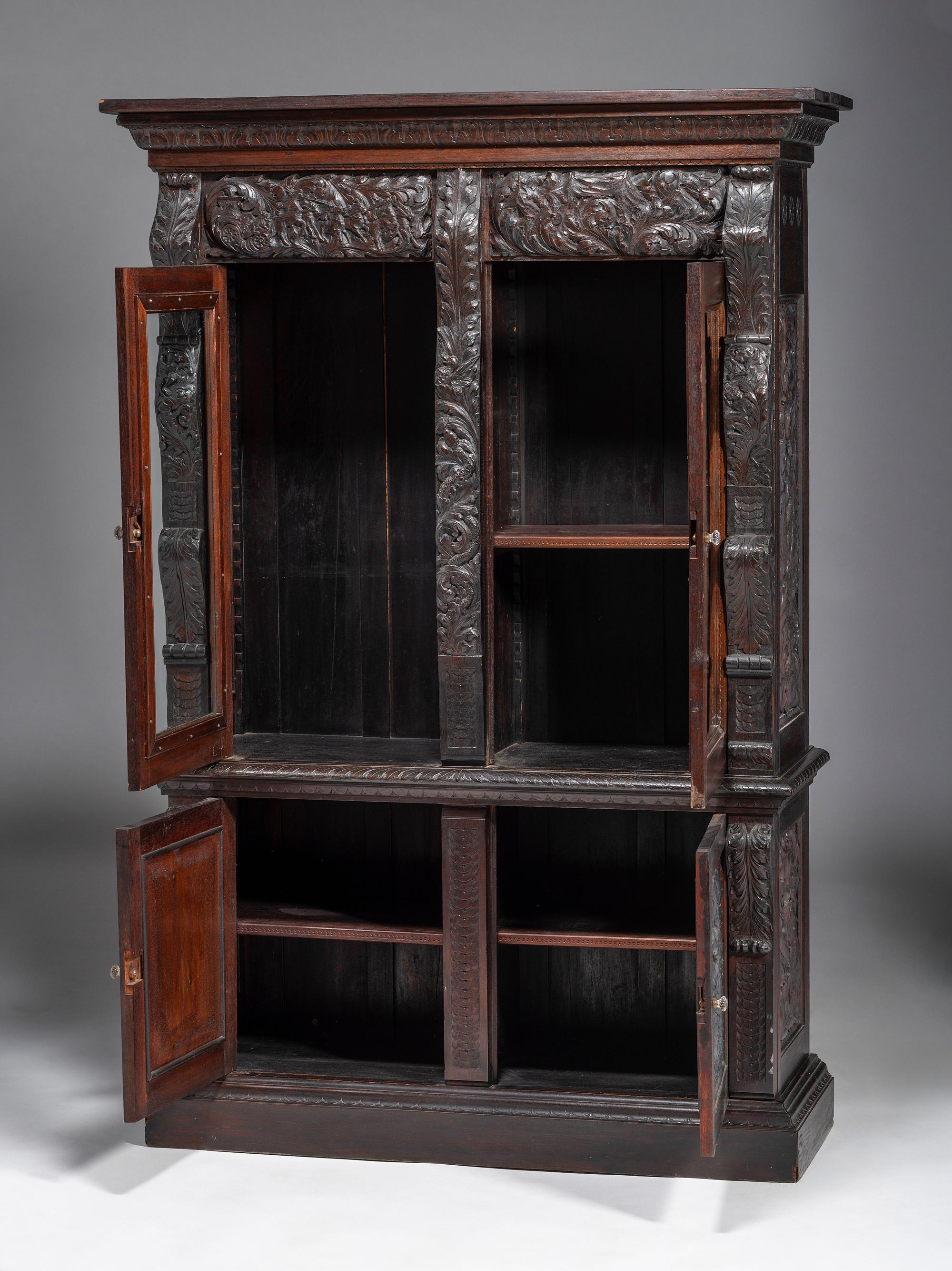 Cincinnati Art-Carved Cabinet Last Quarter 19th Century