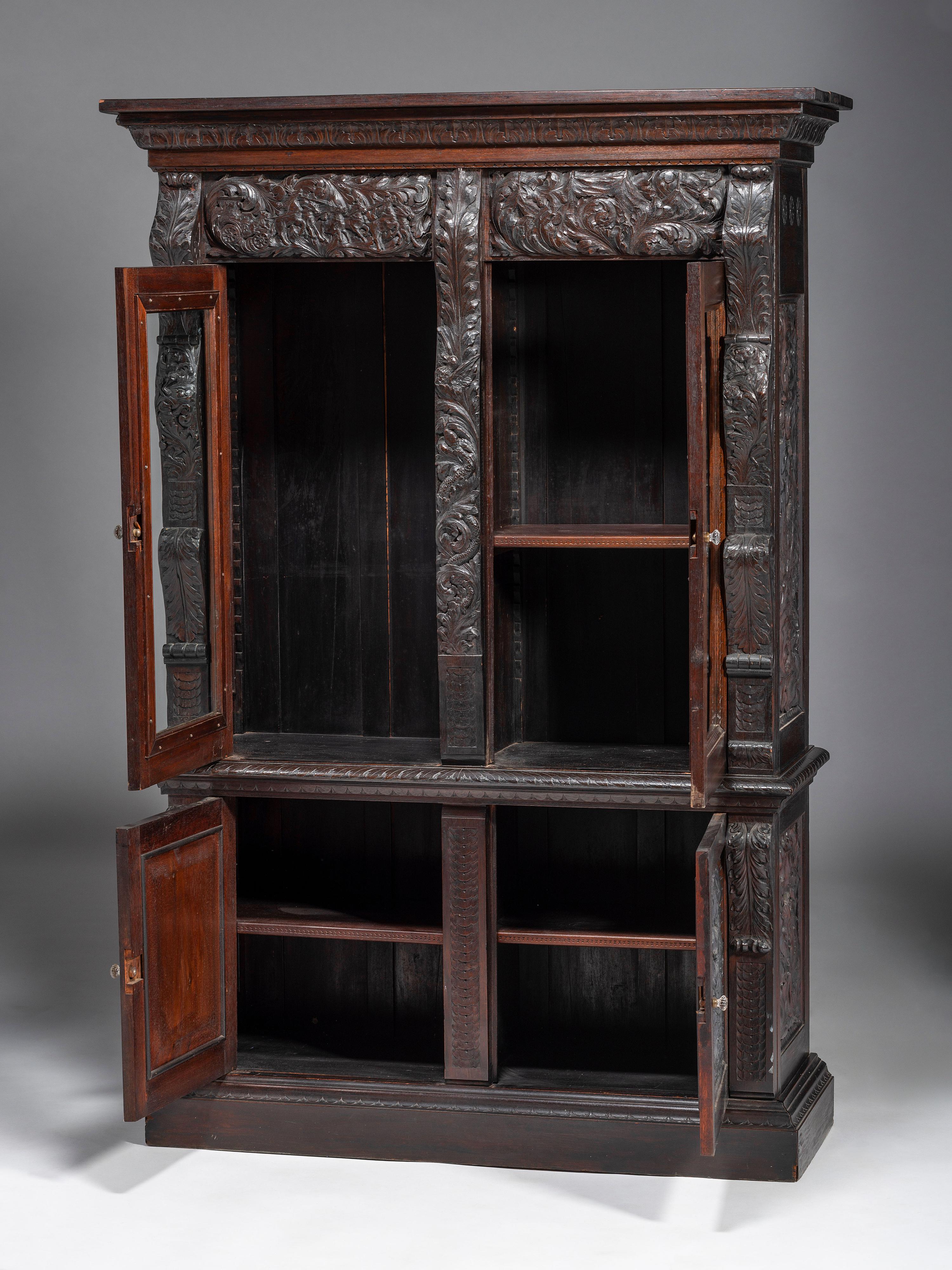 Cincinnati Art-Carved Cabinet Last Quarter 19th Century