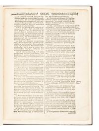 [LEAF BOOK]. [ELIOT, John (1604-1690)]. The First American Bible. A Leaf from a Copy of the Bible translated into the Indian Language by John Eliot and printed at Cambridge in New England in the Year 1663 . Boston: D.B. Updike at The Merrymount Press for Charles E. Goodspeed and Company, 1929.