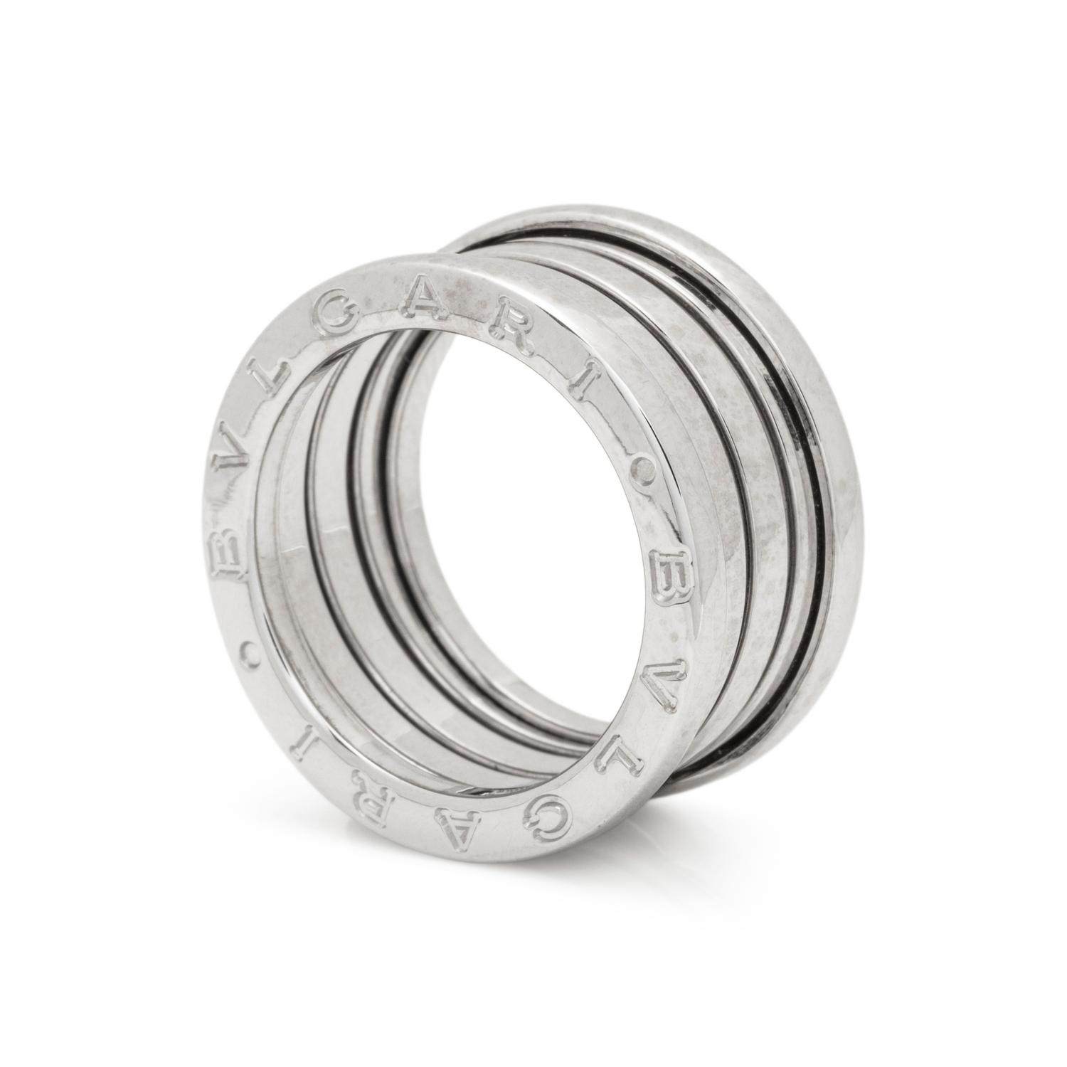 BULGARI, WHITE GOLD 'B.ZERO1' RING