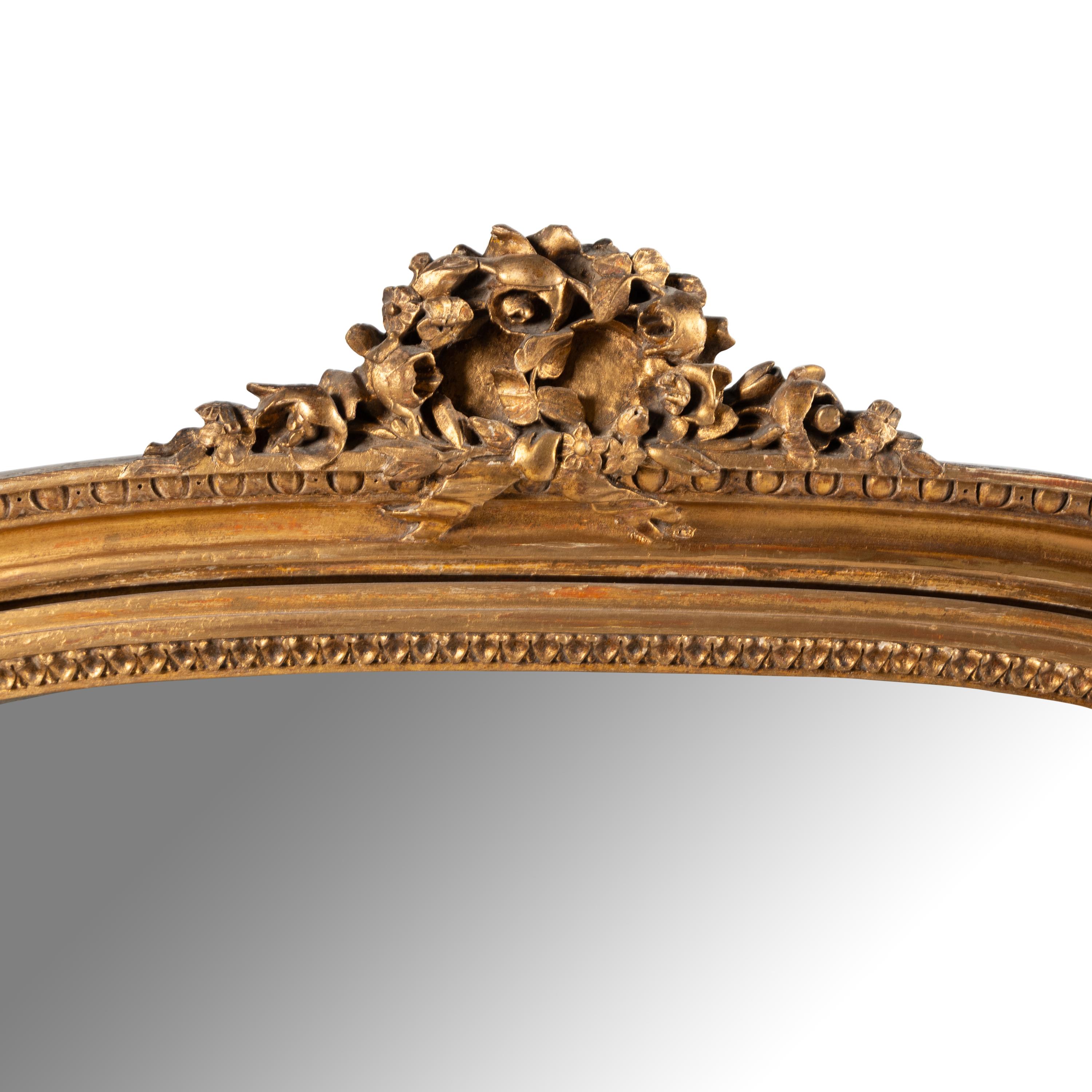 A Pair of Louis XVI Style Giltwood Vitrine Cabinets