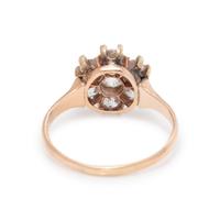 ANTIQUE, DIAMOND CLUSTER RING