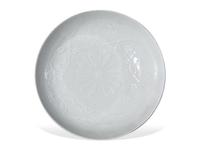 A Chinese Molded “ Shufu ” Style Porcelain Dish