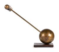 A Gilt Brass Table Lamp