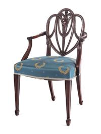 A Set of Ten English Mahogany Dining Chairs