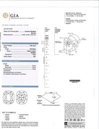 An 18K White Gold and Diamond Engagement Ring 2.64 Carat Colored Cushion-Cut Diamond, GIA Certified