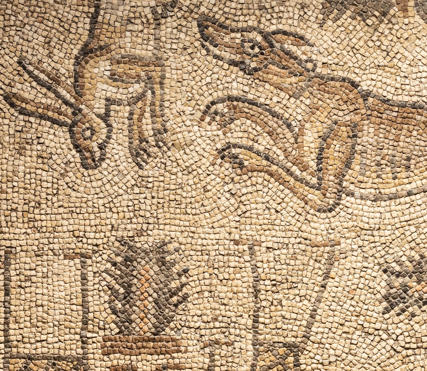 A Late Roman Stone Mosaic of a Hunting Scene