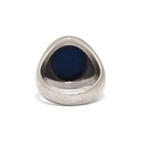 TIFFANY & CO., PLATINUM AND LAPIS LAZULI SIGNET RING