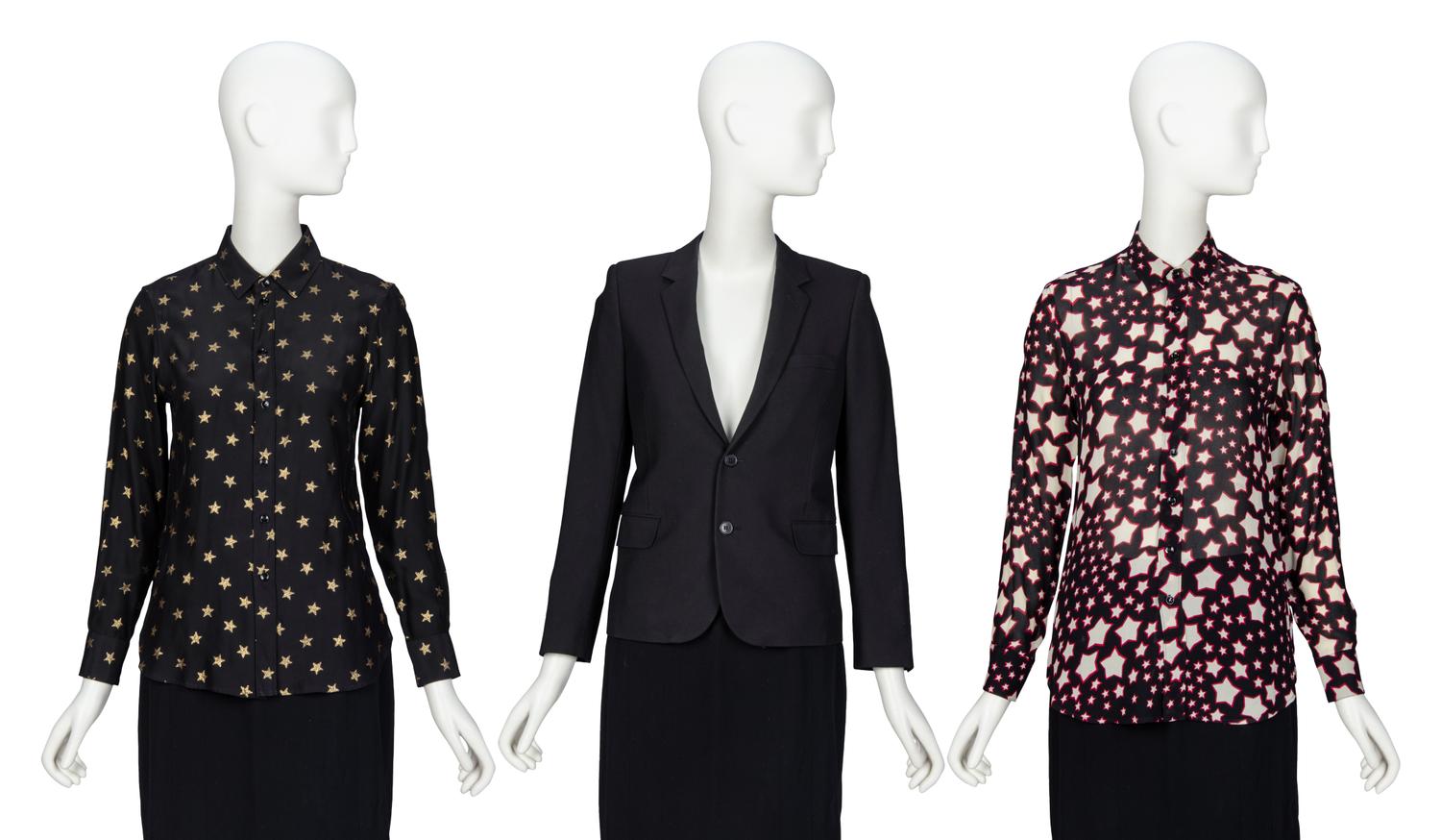 SAINT LAURENT, BLAZER & TWO BLOUSES
