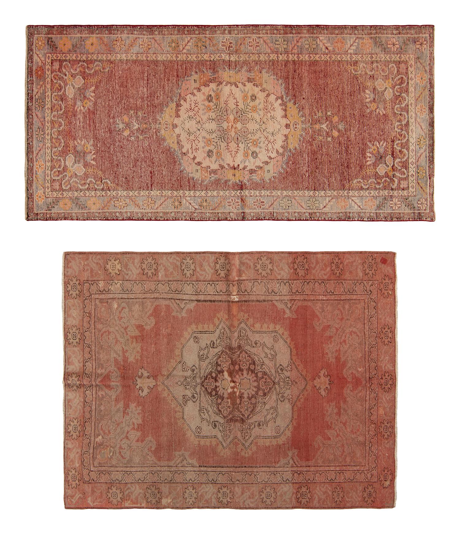 Two Oushak Rugs