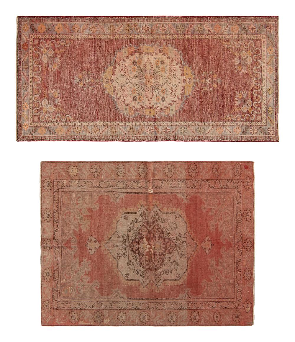 Two Oushak Rugs