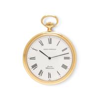 GIRARD-PERREGAUX, 18K YELLOW GOLD OPEN FACED POCKET WATCH