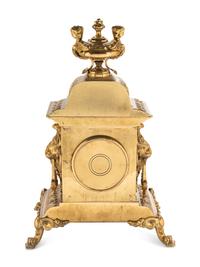 A French Gilt Bronze Mantel Clock