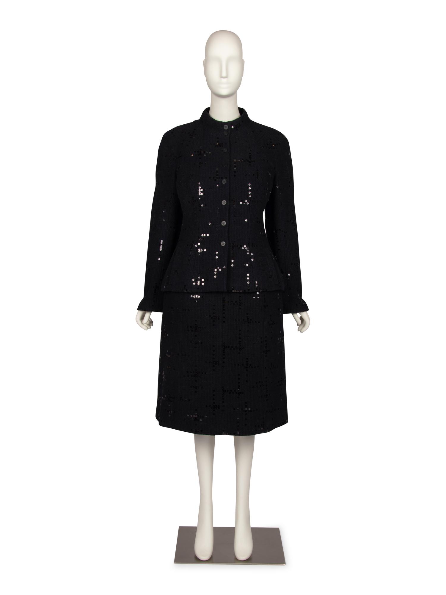 Chanel Sequined Skirt Suit, 2000s