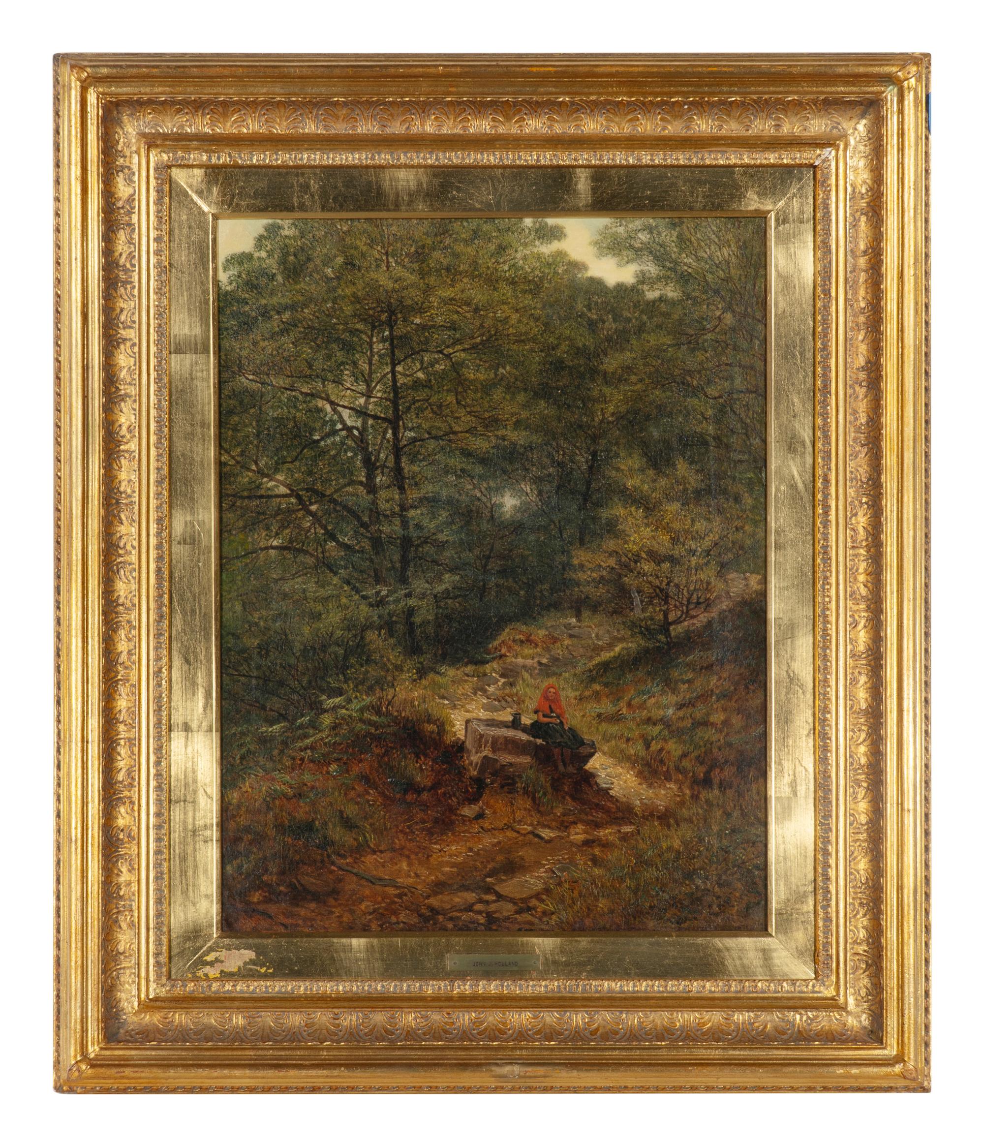 Girl in a Forest