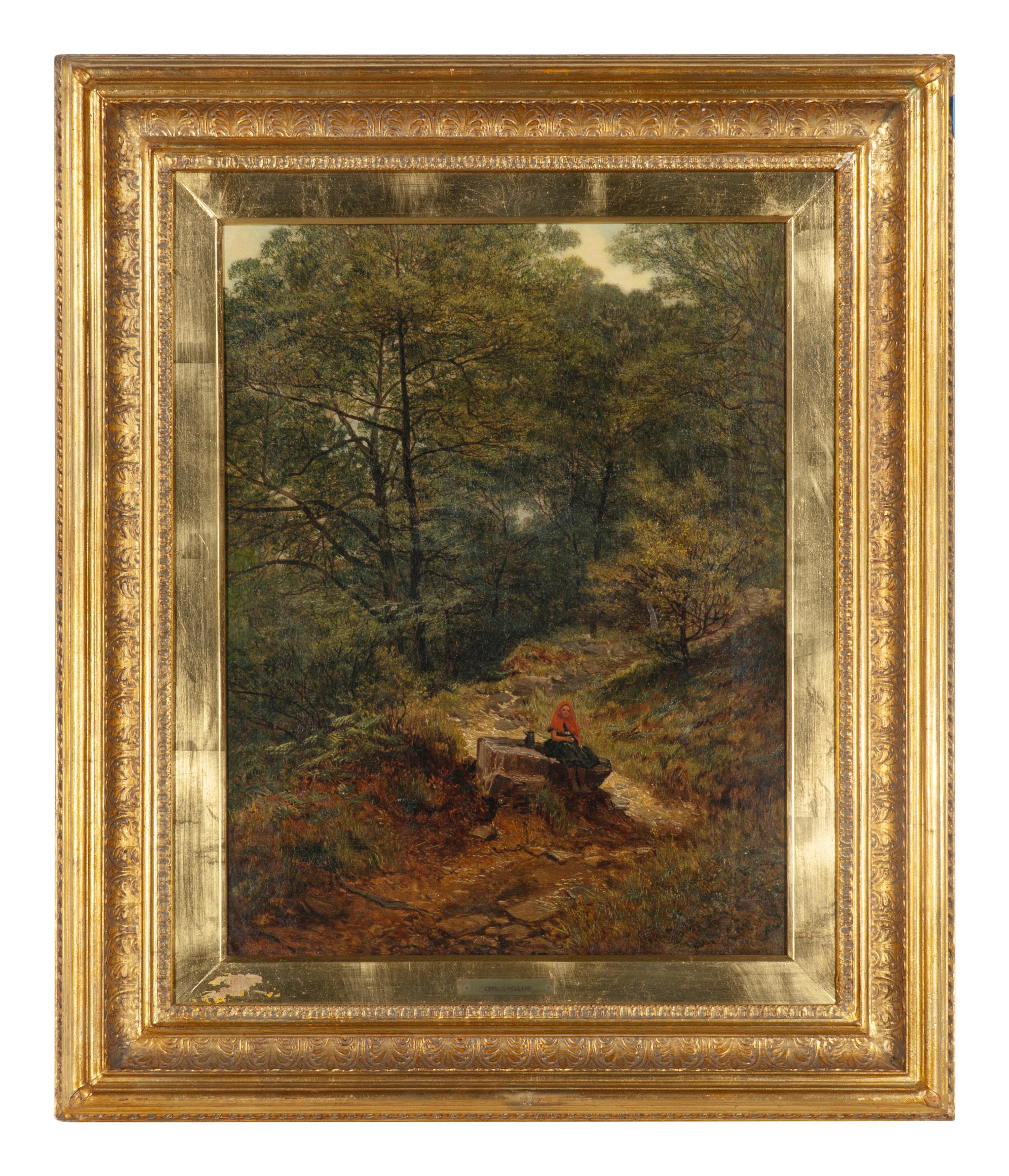Girl in a Forest