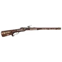 Contemporary Wheellock Rifle with Death Motifs by John B. Derrick (American, b.1936)