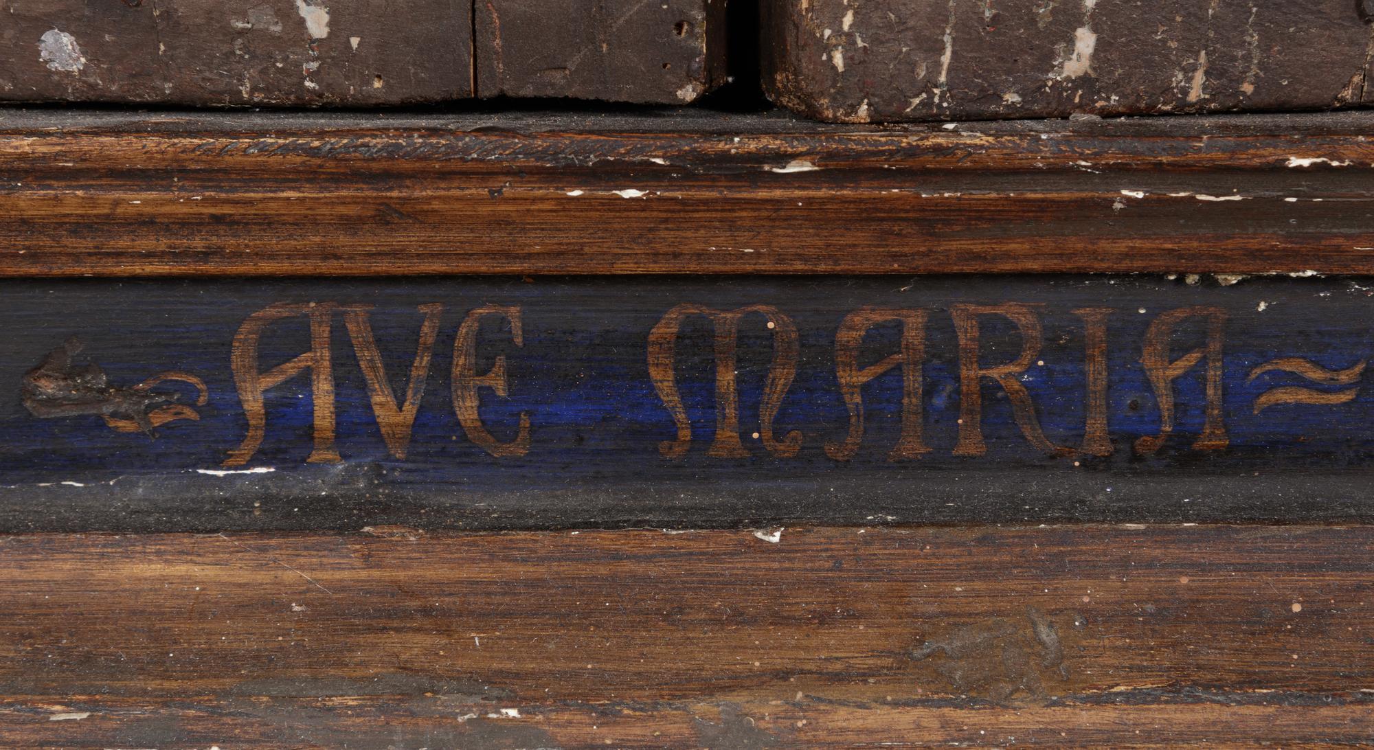 A French Painted and Parcel Gilt Shrine After Raphael
